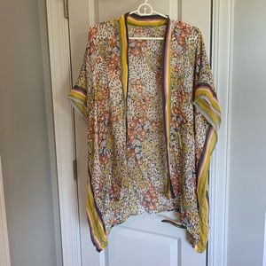 LOFT floral kimono XS/S